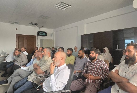 ورشة عمل للمراحل التي تم تنفيذها لمشروع الخريطة 1:25000