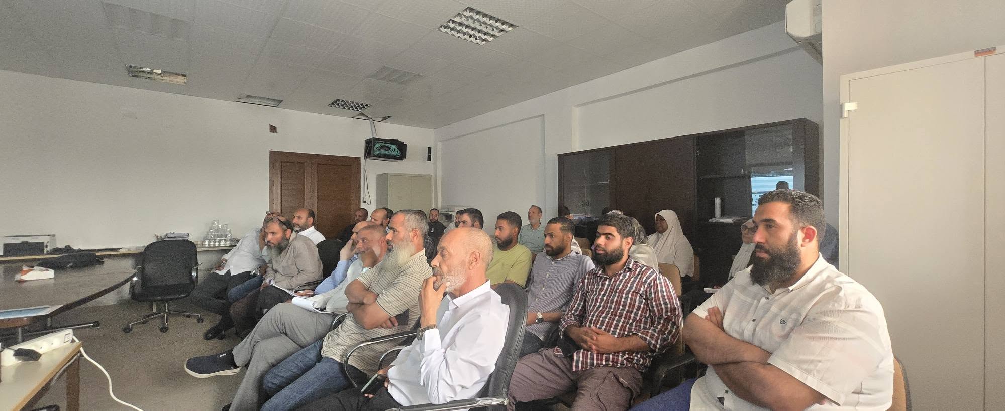 ورشة عمل للمراحل التي تم تنفيذها لمشروع الخريطة 1:25000