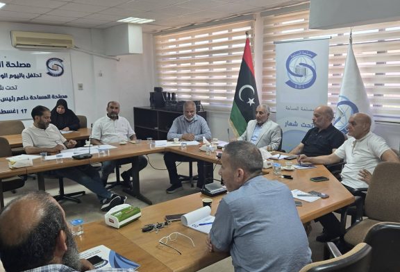 اجتماع لجنة الحدود الدولية والمحلية بمصلحة المساحة